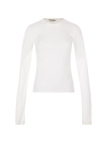 Tricou JW Anderson alb
