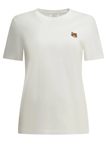 Tricou MAISON KITSUNÉ "Fox Head" Crew-Neck T-Shirt