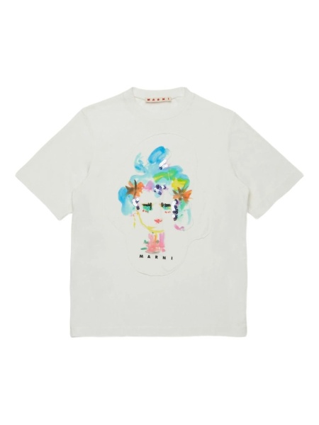 Tricou Marni alb