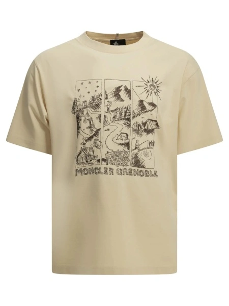Tricou "Mountain Landscape" Crew-Neck T-Shirt