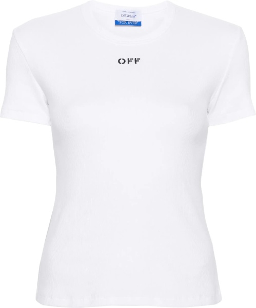 Tricou Off Stamp Rib Basic T-shirt