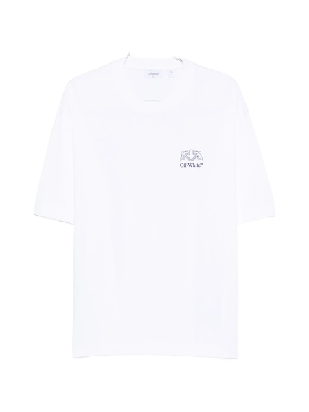 Tricou Off-White alb din bumbac