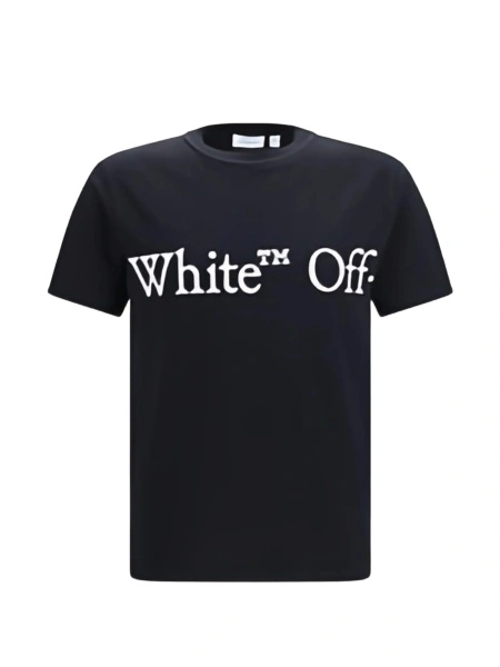 Tricou Off-White negru din bumbac