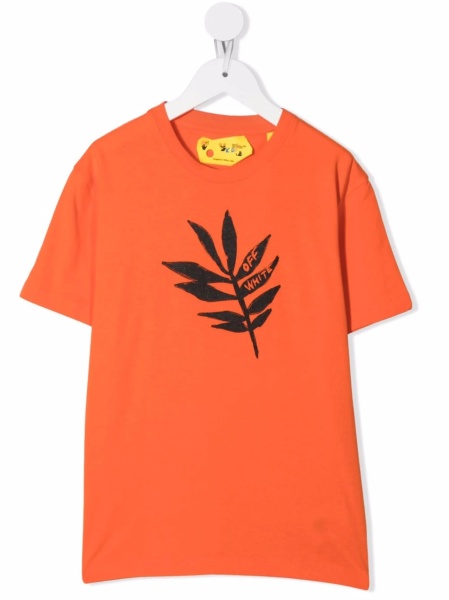 Tricou Off-White portocaliu