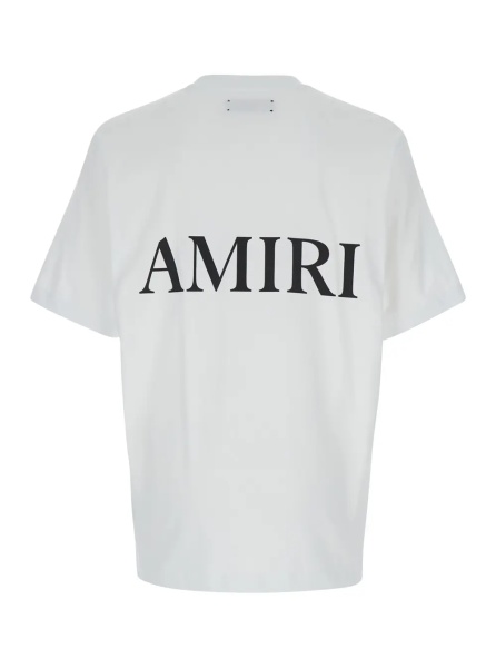 Tricou Oversized T-Shirt with Contrast Logo Print in White Cotton for Men