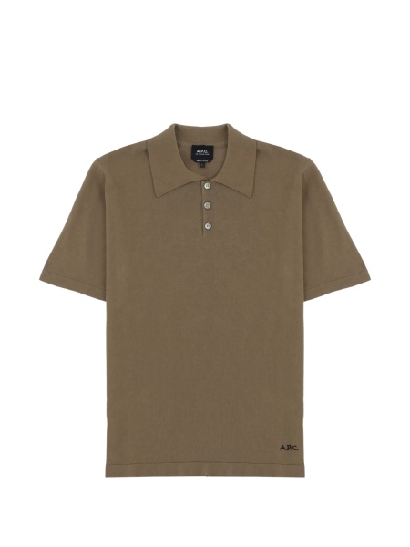 Tricou Polo A.P.C. maro