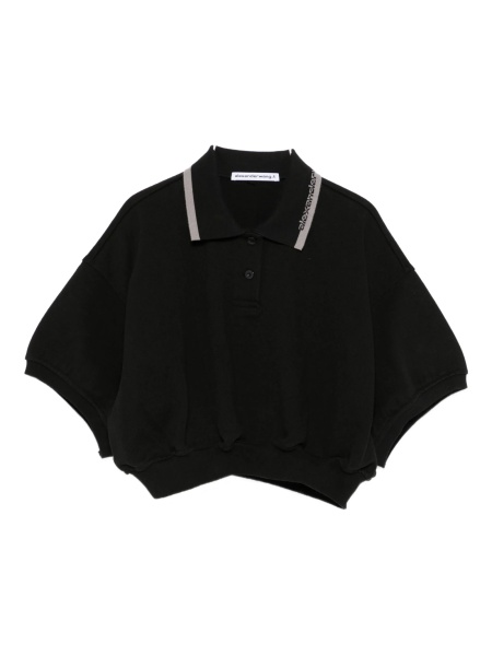 Tricou Polo Alexander Wang negru