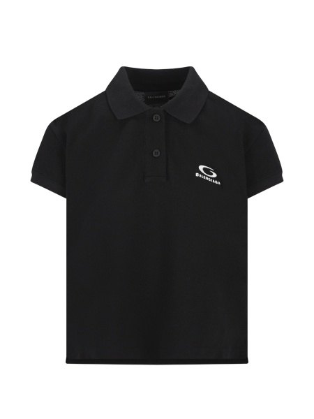 Tricou Polo Balenciaga negru