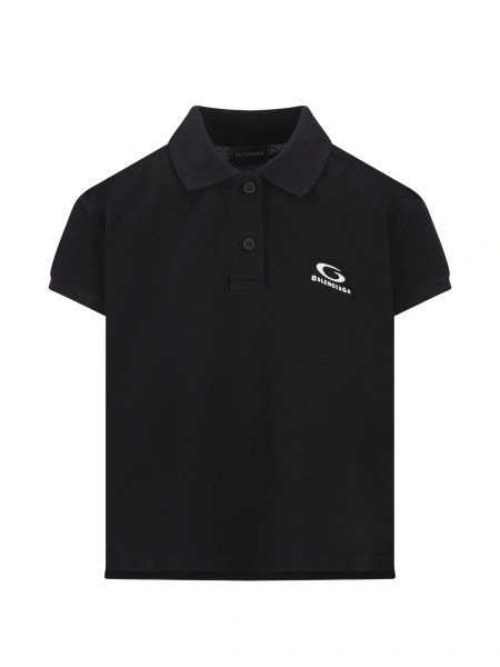 Tricou Polo Balenciaga negru