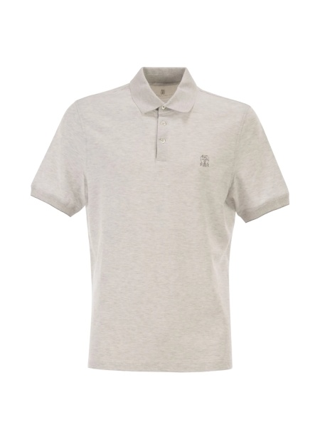 Tricou Polo Brunello Cucinelli neutru