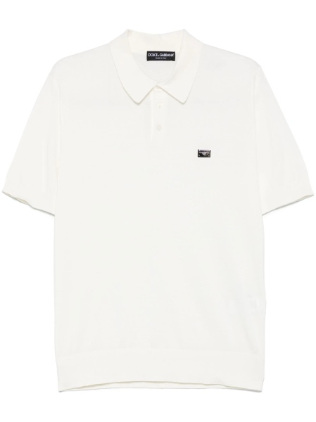 Tricou Polo Dolce & Gabbana alb