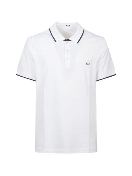 Tricou Polo Fay alb