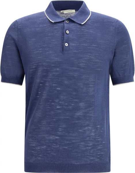 Tricou Polo Linen blend Polo Shirt