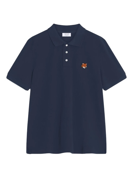 Tricou Polo MAISON KITSUNÉ albastru