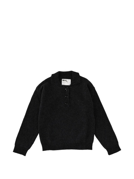 Tricou Polo Margaret Howell negru