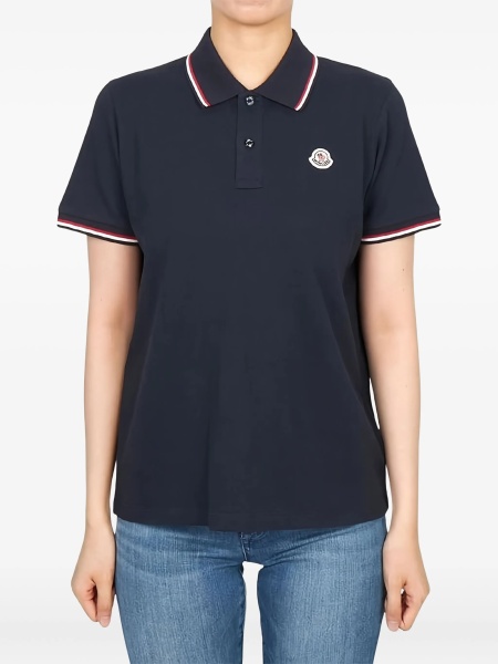 Tricou Polo Moncler albastru