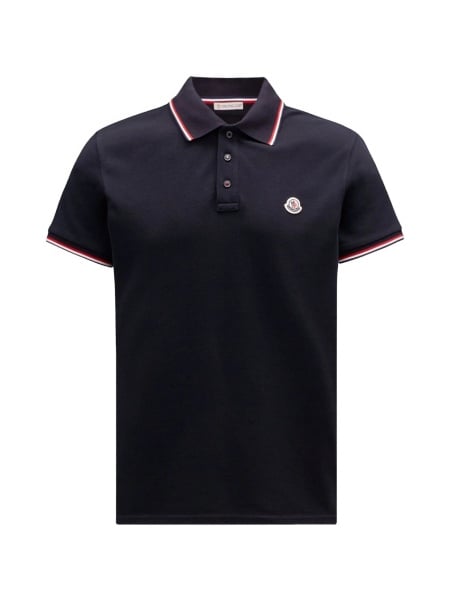 Tricou Polo Moncler albastru