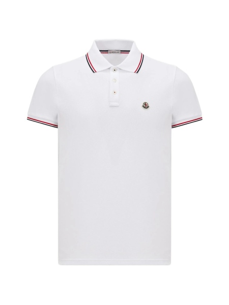 Tricou Polo Moncler alb