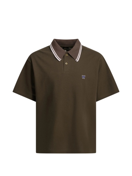 Tricou Polo NEEDLES maro