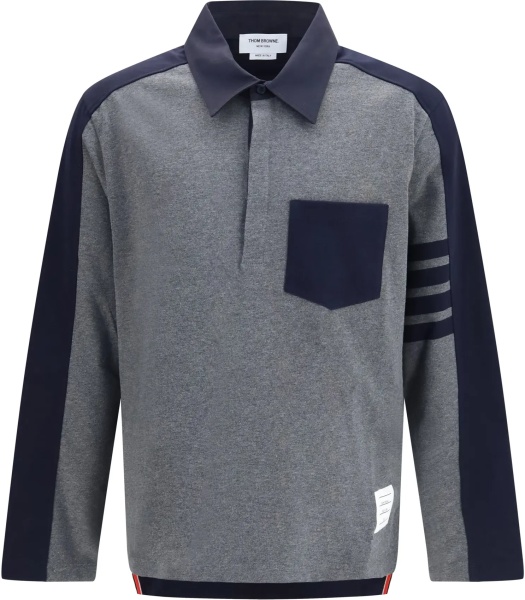 Tricou Polo Oversized Colorblock Rugby Polo