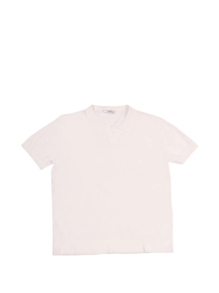 Tricou Polo Paolo Pecora alb din bumbac