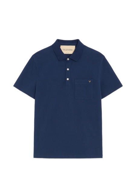 Tricou Polo Valentino Garavani albastru