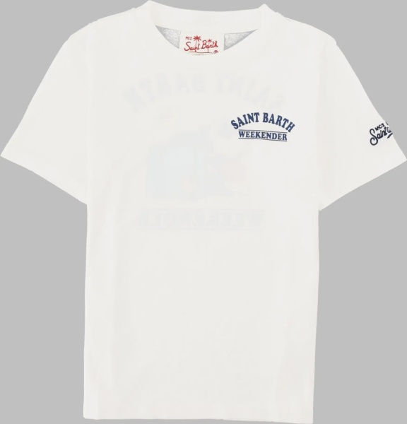 Tricou T-Shirt Con Stampa Sul Retro