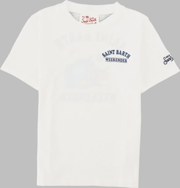 Tricou T-Shirt Con Stampa Sul Retro