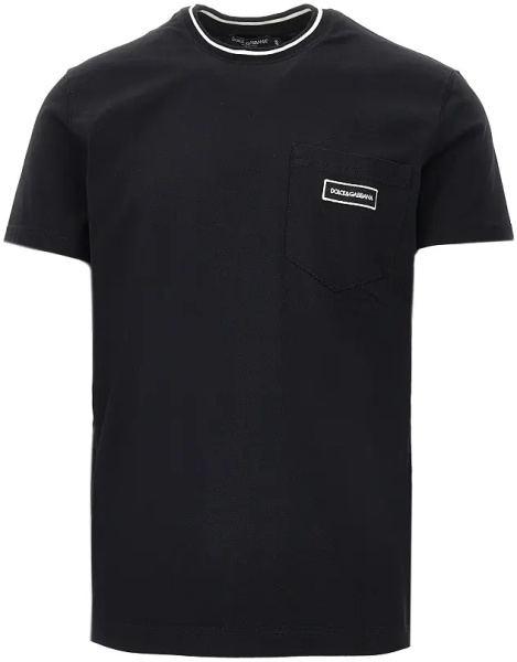 Tricou T-shirt with pocket and logo patch