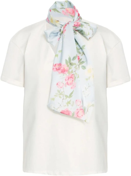 Tricou T-shirt with shawl collar