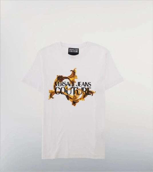 Tricou Versace Jeans Couture alb