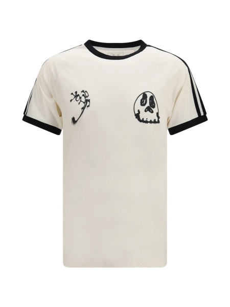 Tricou Y-3 alb din bumbac