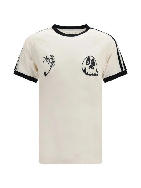 Tricou Y-3 alb din bumbac