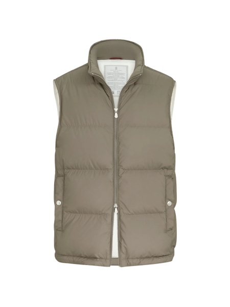 Vesta Brunello Cucinelli verde din polyester