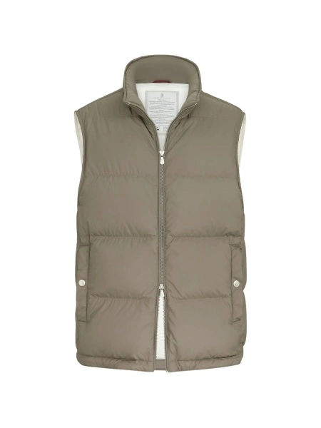 Vesta Brunello Cucinelli verde din polyester