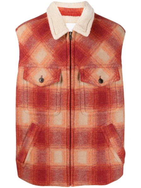 Vesta Isabel Marant portocalie din lana si polyester