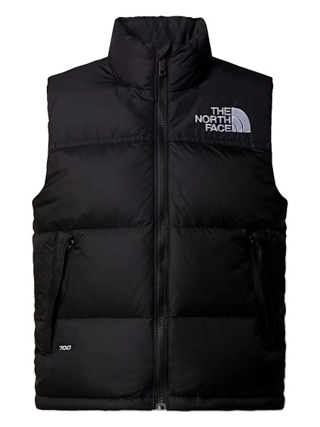 Vesta The North Face neagra din nylon