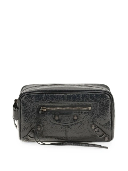Accesorii de voiaj Balenciaga negre din piele