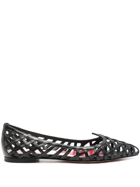 Balerini Roger Vivier negri din piele