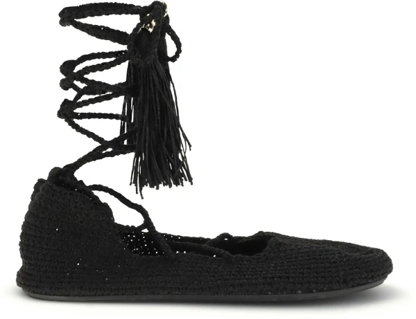 Balerini The Sound Of The Sea lace-up Ballerinas