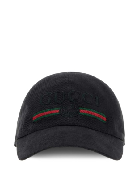 Basca Gucci neagra din bumbac