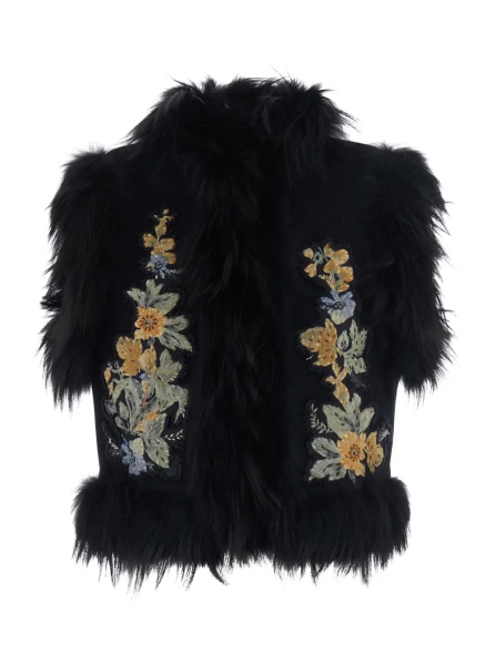 Blanuri GILET PANNO + FLORAL