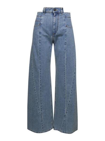 Blugi Asymmetric Five-Pocket Denim Jeans for Women
