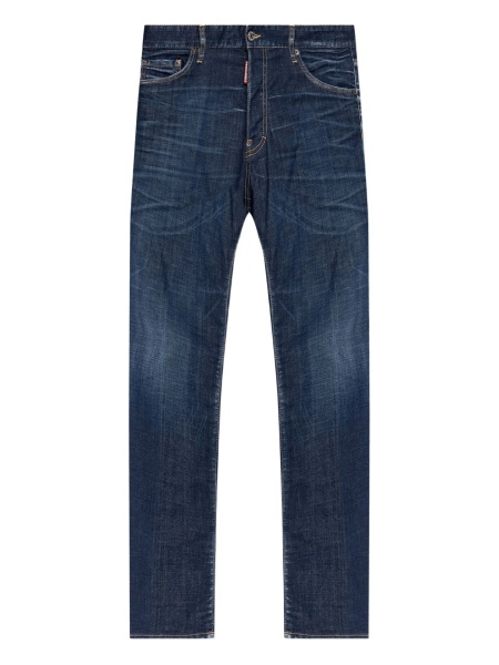 Blugi conici DSQUARED2 albastri