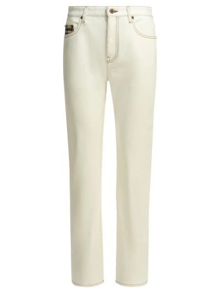Blugi "Dalia Check" Straight Leg Jeans