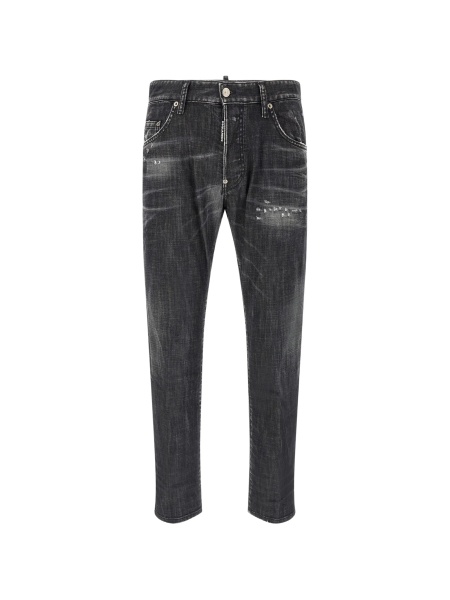 Blugi drepti DSQUARED2 gri