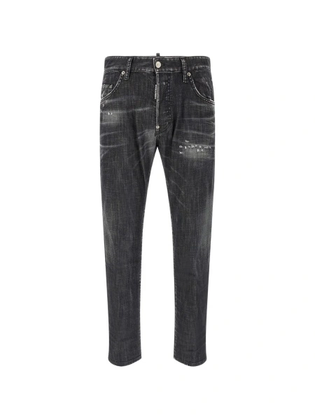 Blugi drepti DSQUARED2 gri