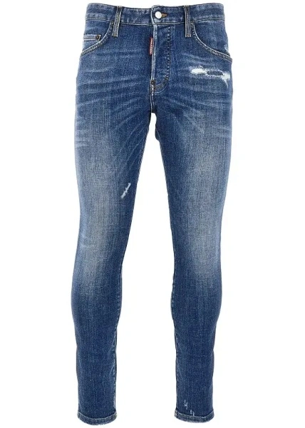 Blugi DSQUARED2 albastri din denim
