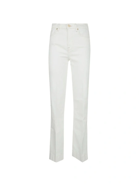 Blugi evazati 7 For All Mankind albi