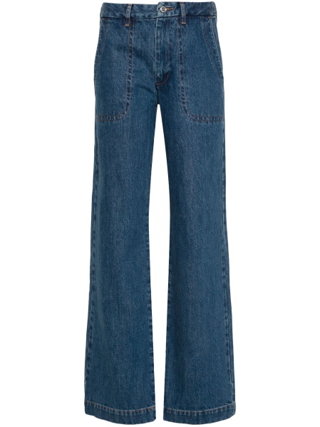 Blugi evazati A.P.C. albastri